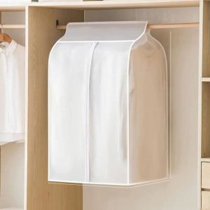 Housse de rangement pour v&ecirc;tements - PEVA - &Eacute;tanche &agrave; la poussi&egrave;re - Anti-mites - Translucide - &Agrave; suspendre - Pour penderie - [325]