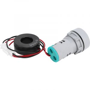Voyant de Courant num&eacute;rique, indicateur de Courant 220V ac 2075Hz AD16-22DSA Mini pour l'industrie pour Voyant Lumineux(Vert)