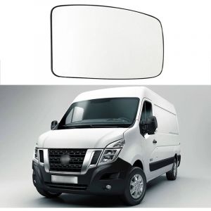 Applicable Verre de Rétroviseur Pemplacement pour Renault Master 2010-2021/Opel Movano 2010-2023/Nissan NV400 2010-2021 Chauffant Asphérique avec