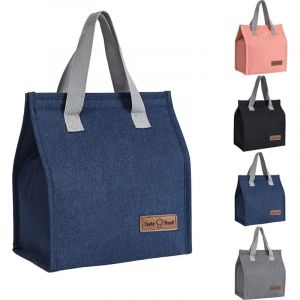 Sac Isotherme Repas pour Homme Femme Enfant, R&eacute;utilisable Lunch Bag Isotherme, &eacute;tanche Sac Dejeuner pour le Travail Bureau l'&eacute;cole le pique-nique Les