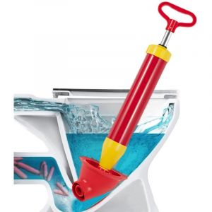 Ventouse WC, Deboucheur Canalisation Professionnel D&eacute;boucheur de Toilettes &agrave; Pression Caoutchouc Pompe Deboucheur Canalisation, pour D&eacute;boucher les