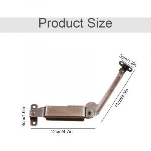 Charni&egrave;re Ressort Placard Support Porte - Amortisseur Fer, Tampon ressorts, Charni&egrave;re Maintien de Couvercle pour Placard, cuisine, rabat, placard,