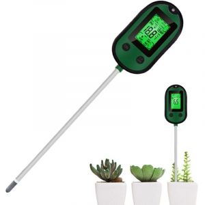 KZQ - Testeur de pH (32 × 2 × 2 cm) pour sol de jardin, testeur de pH de haute précision pour sol - Kit de test de sol, compteur d'eau en pot, petit