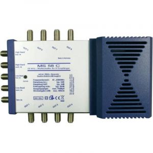 Commutateur r&eacute;partiteur satellite 5 entr&eacute;es 8 s&hellip;