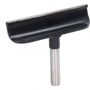 Support d'outil pour tour &agrave; bois en acier inoxydable, accessoire de bricolage pour le travail du bois, diam&egrave;tre 16 mm, longueur 15 cm