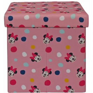 Bac de Rangement avec couvercle - Disney Minnie Rose