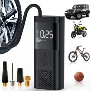 Ugreat - Gonfleur de pneu portable compresseur d'air - 150 psi et 6000 mAh puissant gonfleur de pneus, pompe à air électrique à gonflage plus rapide