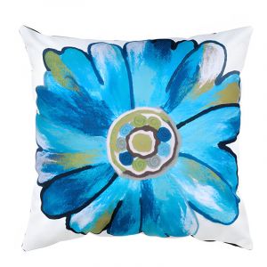 Coussins imprimés d'extérieur, coussins résistants à l'eau pour jardin, 45x45 cm coussins dispersés avec rembourrage en fibres creuses, oreillers