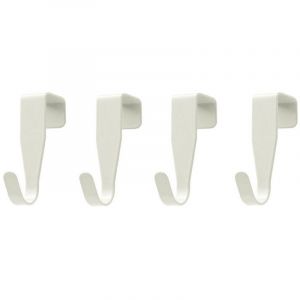 8 Pcs Crochet En Porte, Crochets En Forme De S, Acier Inox Patere Crochets De Porte, Pat&egrave;re Salle De Bains Serviette pour Porte Standart, Tiroir,