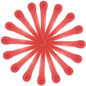 Lot de 200 Lames en Plastique compatibles avec Coupe-Bordure Gardena, Lames de Rechange pour Coupe-Bordures Gardena et Coupe-Bordures sans Fil.