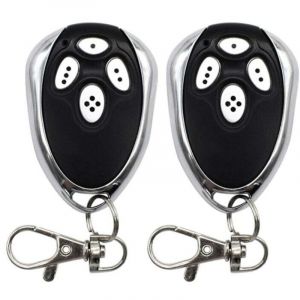 T&eacute;l&eacute;commande Garage 2 Pi&egrave;ces pour Moteur Porte Sectionnelle 433 MHz Code Roulant