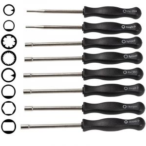 8pcs Tournevis Reglage Carburateur Réglage Carburateur Outil de Réglage de Carburateur Compatible pour Poulan Echo Husqvarna Carftsman Homelite