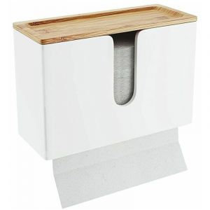 NATURE SUPPLIES Distributeur Essuie Main Mural Distributeur Papier Cuisine Et Salle De Bain Devidoir Essuie Tout Mural Porte Serviette De Table