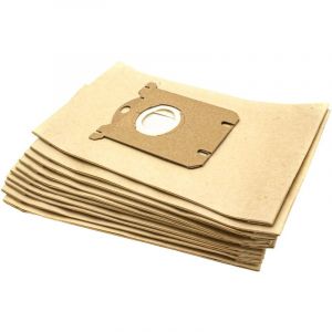 Vhbw - 10x Sacs compatible avec AEG/Electrolux 7030 Maximus, 7350 Oxygen, 7571 Clario, 5, 7020, 7335, 4045 Ultra Silencer aspirateur - marron