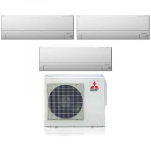 Mitsubishi Electric Trial Split r&egrave;versible Air Conditioner Series MSZ-BT 9+9+12 with MXZ-3F68VF R-32 Wi-Fi Integrated 9000+9000+12000