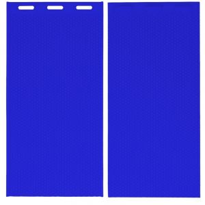 2 PCS Machine &agrave; Embosser la Cire d'Abeille 5.4mm - Moule en Silicone pour Feuilles de Cire Gaufr&eacute;e - Outil Apicole DIY 41.3x20.5cm Bleu Fonc&eacute;