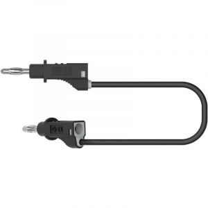 2117-CD1-50N Cordon de mesure banane mâle banane mâle 50 cm noir 1 pc(s) - Electro Pjp