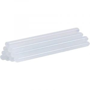 10 bâtons de colle à chaud transparents 7 x 100 mm - Colle extra puissante pour pistolet à colle chaude, Sans Solvant, Séchage Rapide