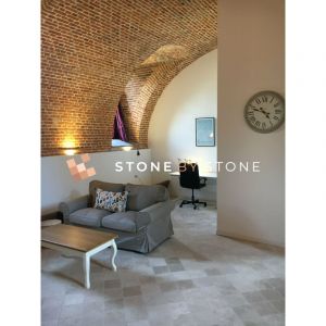 Stone By Stone - Faïence Travertin 1er Choix - Mix Beige - 20,3x20,3x1,2cm - Vieilli - (1 m²)