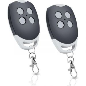 Lot de 2 t&eacute;l&eacute;commandes pour Porte de Garage - Compatible avec t&eacute;l&eacute;commande Ditec 433,92 MHz GOL4, BIXLG4, BIXLP2, BIXLS2-4 Canaux