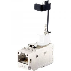 Module RJ45 encastrable Keystone cat 6a Metz Connect 130B23-E R07165