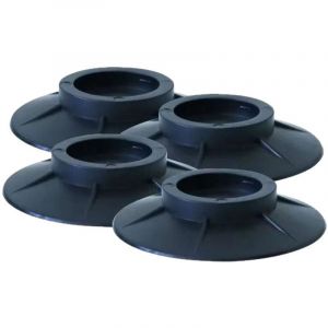 4Pcs Coussinets pour Pieds de Machine &agrave; Laver Tapis Anti-Vibration Coussinets Amortisseurs Anti-Vibration en Caoutchouc Tapis Anti-Vibration pour