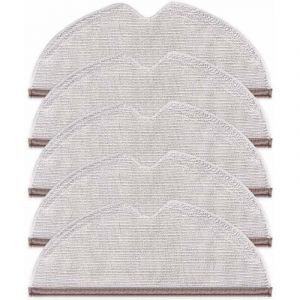 Lot de 5 Chiffons de Nettoyage pour aspirateur Xiaomi Roborock S5 max S50 S55 S6 S6 MAXV,Accessoires de Rechange kit pour Xiaomi Aspirateurs