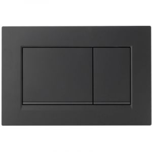 Noir - Panneau R&eacute;servoir Eau Encastr&eacute; Compatible Geberit SIGMA30 - Accessoire Chasse Eau Mural, Interrupteur Bouton Toilette - Non Original