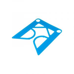 Edma - Carton de 500 cales fourchettes bleue de 1 mm - knudsen kilen