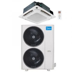 Climatiseur cassette mince Midea 4 voies R32 triphasé 55000 BTU MCD2-55HRFNX(GA) INVERTER Classe A++/A+