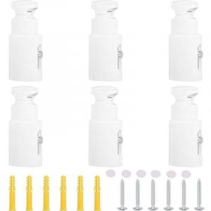 6 Pi&egrave;ces Fixation Seche Serviette Fixation Radiateur Fonte Support Radiateur Distance R&eacute;glable Support Radiateur Convient aux Radiateurs de Salle de