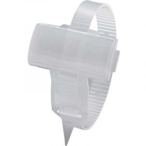 Phoenix Contact - Porte-&eacute;tiquette avec collier de serrage kmk 3 1005211 Surface de marquage: 25 x 10 mm transparent 1 pc(s) D12169