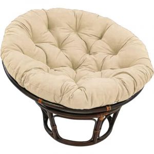 Coussin de chaise Papasan , coussin de si&egrave;ge Papasan &eacute;pais, diam&egrave;tre 50cm, coussin de remplacement rond pour chaise, coussin de balan