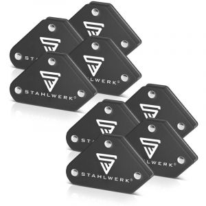 2 x équerre de soudage set de 4 aimants 4 kg 9 lbs aimant de soudage équerre magnétique - Stahlwerk