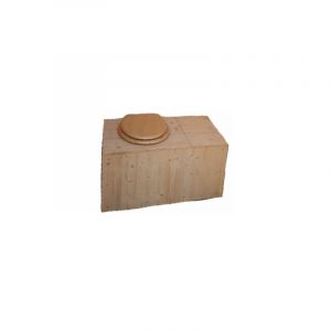 Drole De Cabane - Bloc wc sec mobile en bois, kit toilettes sèches 100 x 48 x 50cm pour structure existante