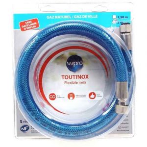Flexible de gaz tout inox gaz naturel 2m - TNE200