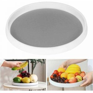 Porte-&eacute;pices, Plateau tournant epices, Placard &eacute;tag&egrave;re &agrave; &eacute;pices, Plateau tournant en Plastique pour &eacute;pices Cond&ocirc;ments Rangement de Cuisine, Cuisine,