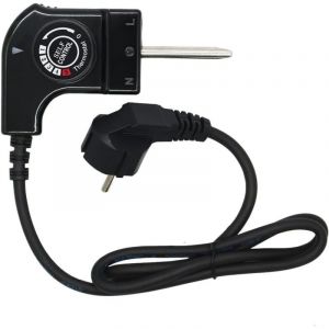 C&acirc;ble pour Grill Plancha, Thermostat pour Princess, C&acirc;ble avec Thermostat pour Fagor, Jata, Princess, Solac, Magefesa... (Universel)