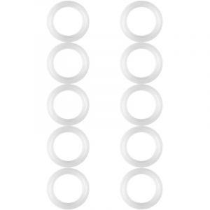 10 PCS Silicone Joint d'&Eacute;tanch&eacute;it&eacute; Rondelle Anneau Ensemble, 1.5"Tri-Clamp Joint Joint Torique Rondelle D'&eacute;tanch&eacute;it&eacute; Sanitaire Pince Ferrule Raccords