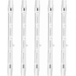 [JAMAIS UTILIS&Eacute;] 100W 118mm R7s Dimmable ampoule halog&egrave;ne crayon Blanc Chaud 2800K r7s lin&eacute;aire 1500lm projecteur AC220-240V pour l&rsquo;&eacute;clairage de