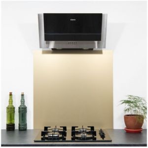 Cr&eacute;dence Alu Anodis&eacute; Or - Hauteur 25 cm x Largeur 110 cm