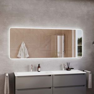 BERNSTEIN - Miroir rectangulaire lumineux LED capteur de mouvements pour salle de bain - 2073 - 180x70cm