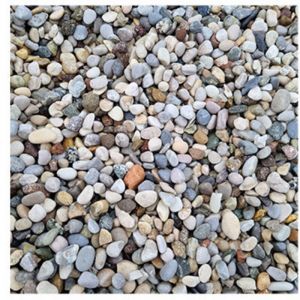 Galets décoratifs de rivière Millefiori 10/16 mm – Sac de 20 kg – Idéal pour l'aménagement de jardin