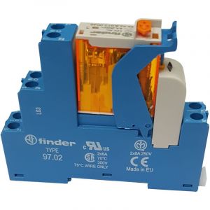 Relais 2RT 8A 12VAC Came 001FR1012