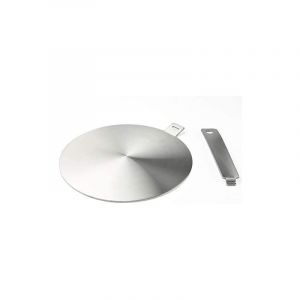 Tigrezy - Adaptateur à induction, disque convertisseur pour plaque de cuisson à induction, plaque de diffusion de chaleur avec poignée et base