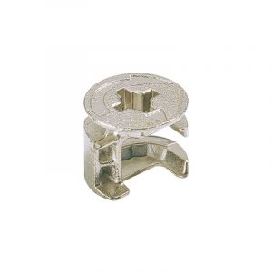 Excentrique ø15 rastex sans collerette - Décor : Brut - Pour panneau d'épaisseur : 16 mm Hettich