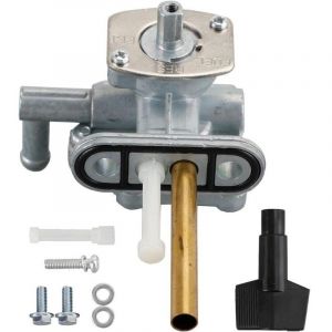 Robinet d'essence Petcock en aluminium Robinet de carburant Remplacement direct de pi&egrave;ce de rechange pour Suzuki GSF600 GSF1200 44300-26E00,