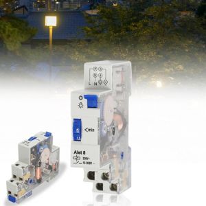 Interrupteur de retard d'&eacute;clairage d'escalier ST8 , minuterie d'escalier , minuterie de fontaine , minuterie de chauffe-eau , minuterie d'&eacute;clairage