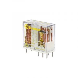 50.12.9.024.1000 relais pour circuits imprimés 24 v/dc 8 a 2 inverseurs (rt) 1 pc(s) - Finder
