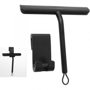 Raclette de Douche,Raclette vitre Douche,Raclette Douche avec Support en Silicone,Raclette Silicone pour Salle de Bain,Verre, Carrelage,Nettoyage